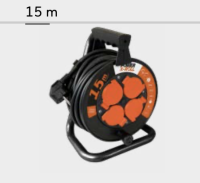 DESTOCKAGE ENROULEURS / Rallonges électriques 15m 31,5mm cable PVC