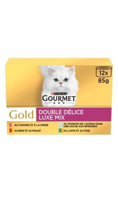 PURINA GOURMET GOLD 12x85g Pâtée pour chats