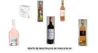 Lot de bouteilles de Vin ( Rouge, blanc... )
