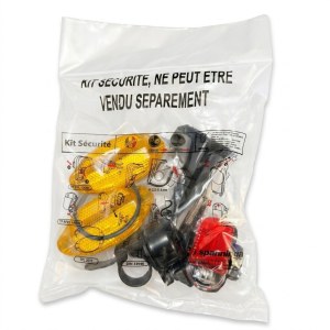 Lot de 500 kits sécurité vélo Spanninga neufs (éclairages, sonnette, catadioptres)