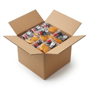 Lot de 500 kits sécurité vélo Spanninga neufs (éclairages, sonnette, catadioptres)