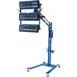 Sécheur infrarouge 3 lampes haute performance pour peinture carrosserie