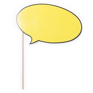 Selfie "Kraliem" en Forme de Bulle de Discussion - Objet publicitaire AVEC ou SANS logo...