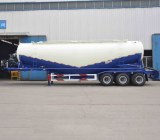 Semi-remorque pour le cocotte de ciment 3essieu ciment en varc transport