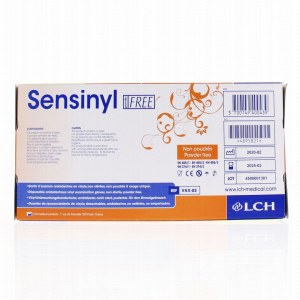 GANTS VINYLES BLEUS SANS POUDRE