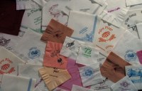 Serviette pure ouate 2 plis imprimée