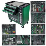 SERVANTE D'ATELIER + CLÉ DYNAMO KRAFTMULLER KM-8/7 V3 KINGSIZE 309 OUTILS - 7 TIRO...