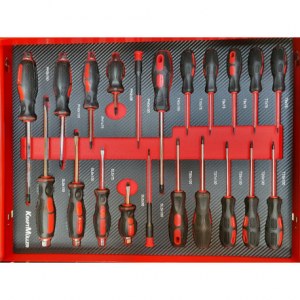 Chariot d'atelier KRAFTMULLER 575PCS 7 TIROIRS dont 7 remplis d'outils