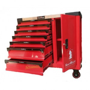Chariot d'atelier KRAFTMULLER 575PCS 7 TIROIRS dont 7 remplis d'outils