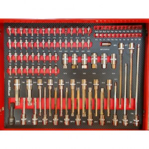 Chariot d'atelier KRAFTMULLER 575PCS 7 TIROIRS dont 7 remplis d'outils