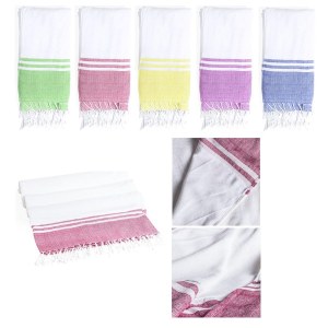 Serviette de Bain "Minerva" en Coton/Polyester - Objet publicitaire AVEC ou SANS logo...