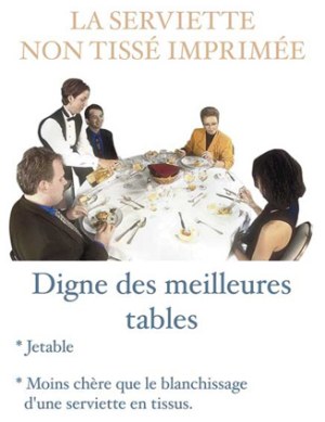 Serviette PRESTIGE personnalisée