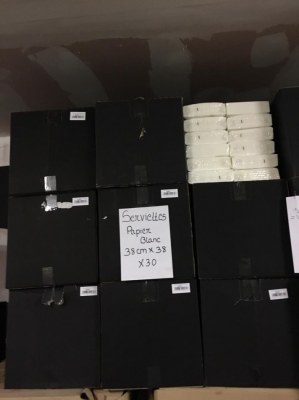 Serviettes en papiers épaisses qualité extra tous coloris