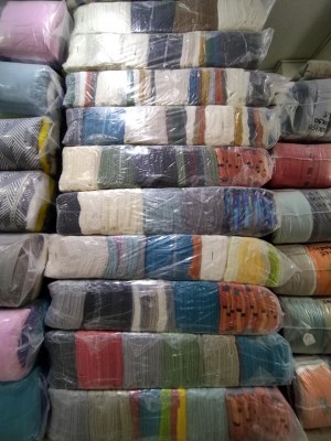 Serviettes drap de bain torchon drap plat