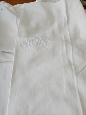 Serviettes de table recyclées siglés grand chef