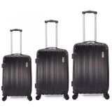 Set de 3 VALISES DE VOYAGE ABS - Trolley SET - 4 roues 360° -