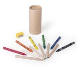 Set Crayons de Couleur "Pixi" - Objet publicitaire AVEC ou SANS logo - Cadeau client -...