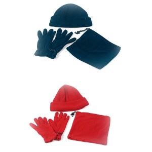 Set "Pirena" Polaire - Objet publicitaire AVEC ou SANS logo - Cadeau client - Gift - CO...