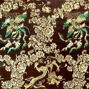 Tissu de brocart au broderie fine - Vente tissus en gros ou moyen quantité (G115)