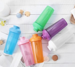 Fabricant shaker gourde en pp sans bpa 400ml ou 600ml