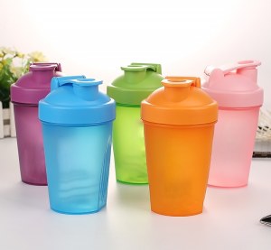 Fabricant shaker gourde en pp sans bpa 400ml ou 600ml