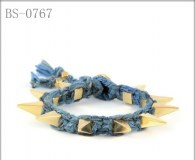 Grossiste bracelet shamballa spike coton