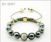 Grossiste bracelet shamballa perle