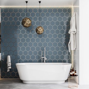 Baignoire céramique/marbre coulé - Stellameubles