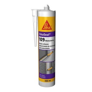 MASTIC SILICONE NEUTRE SIKASEAL 109 MENUISERIE 300 ml