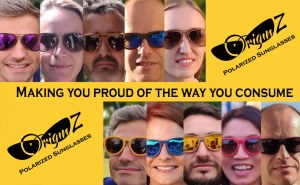 Lunettes polarisés en bois avec boite bambou