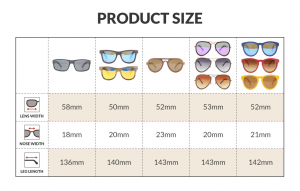 Lunettes polarisés en bois avec boite bambou