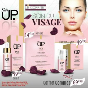 Lot de 80 Coffrets LUXE Skin Up DLUO Mars 2019