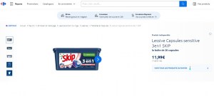 SKIP TRIO CAPS 26LAVAGES SENSETIFS