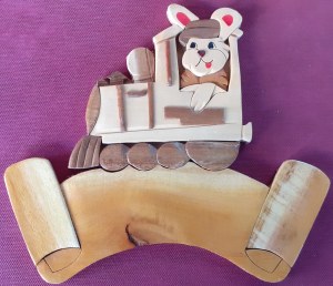 Lot de cadre en bois enfant pour porte