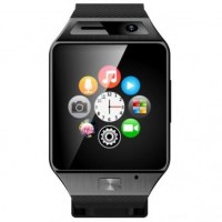 Smartwatch Bluetooth appareil photo montre téléphone connectée Noir