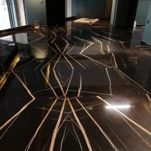 Bloc marbre noir sahara