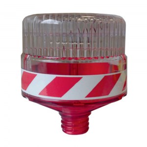 Lampe clignotante à LED solaire 11814Fls