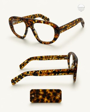 LOT DE LUNETTES FRANÇAISES - acetate recyclé - 4 modèles