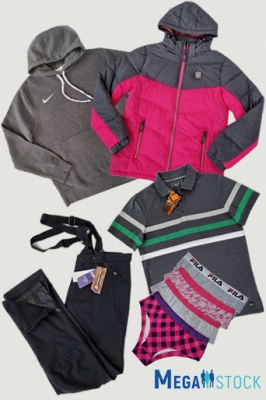 Vêtements de sport de marque, destockage per kg