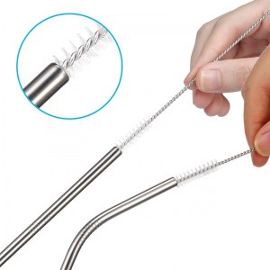 SET DE PAILLES EN MÉTAL ARGENT MSS-100