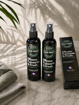 LOT DE DÉSTOCKAGE – DÉSODORISANTS PIEDS & CHAUSSURES FRESH POWDER – FABRIQUÉ EN FR...