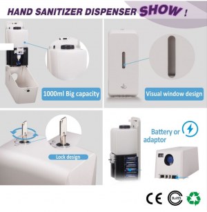 Distributeur De Gel Hydroalcoolique Automatique Sans Contact