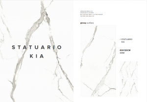 Carrelage 60x60 et 60x120 - Mat et Brillant - Statuario Kia