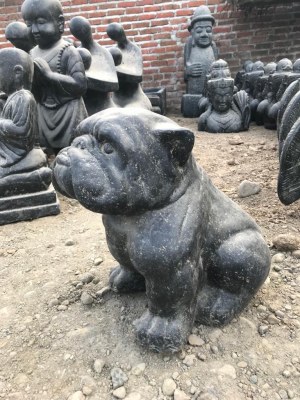 Grossiste Statue animaux, Bouledogue, Chien, Tortue, Poisson, pierre naturelle, pierre...