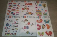 PLANCHES STICKERS TB GAMME MAISON DIFFERENTS MODELES