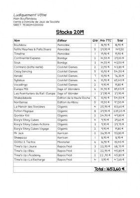 Destockage Jeux de Société