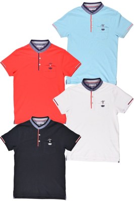 Polo en Coton Col Mao Scott Storko