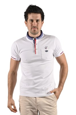 Polo en Coton Col Mao Scott Storko