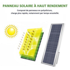Solaire - Luminaire LED pour Candélabre / Lampe de rue et parking - Série STREET - 200...