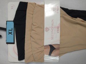 Lot de 13 paquets de 3 strings seconde peau invisible S, L, XL Noir beige Neuf